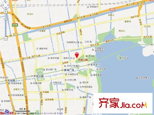天域二期交通圖