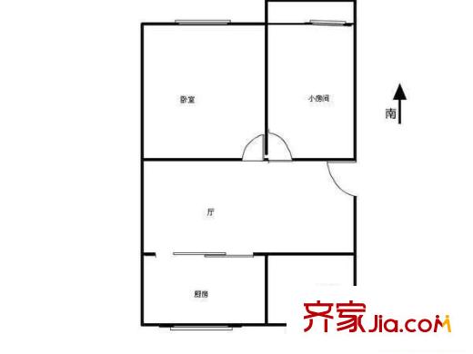 湄長(zhǎng)新村戶型圖戶型圖 2室2廳1衛(wèi)1廚