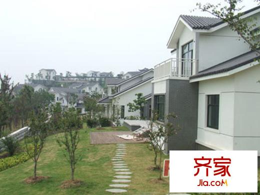 湖濱山莊外景圖