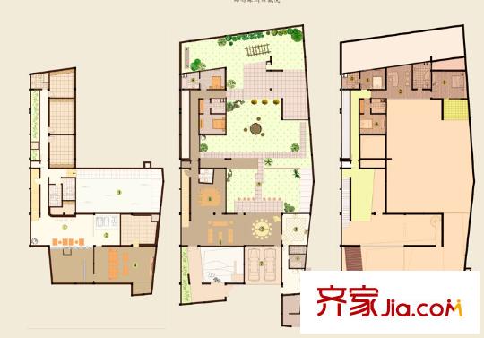 藏蘇九府戶型圖6號別墅戶型圖 6室3廳7衛(wèi)