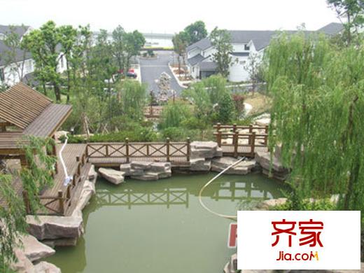 湖濱山莊外景圖