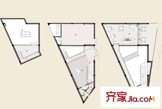 藏蘇九府戶型圖10號別墅戶型圖 2室1廳2衛(wèi)