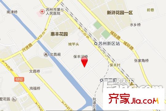 運(yùn)河公館別墅交通圖