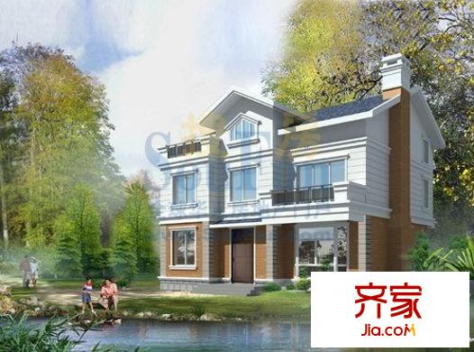 太湖春申居外景圖 