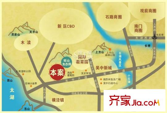 美田富堯山莊交通圖