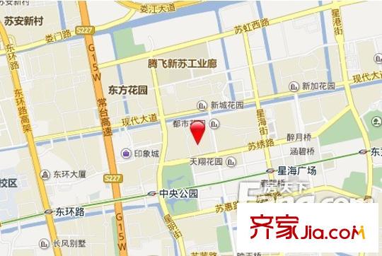 都市花園別墅交通圖