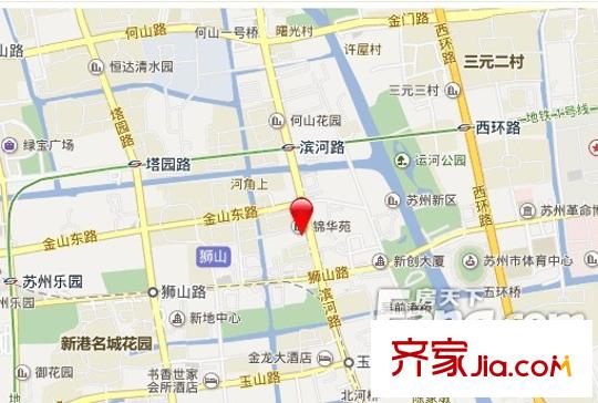 錦華苑別墅交通圖