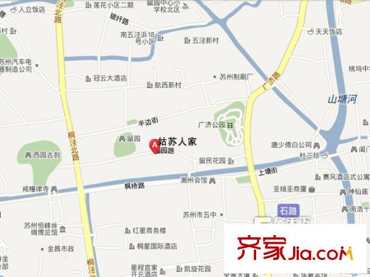 姑蘇人家交通圖