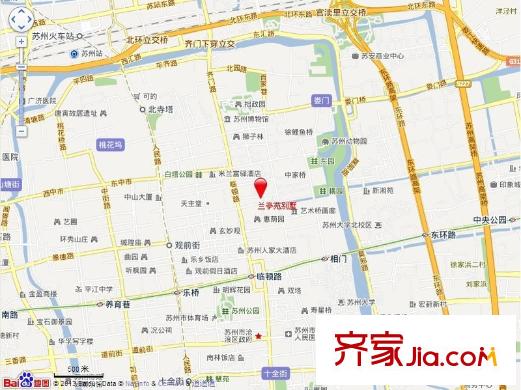 蘭亭苑別墅交通圖
