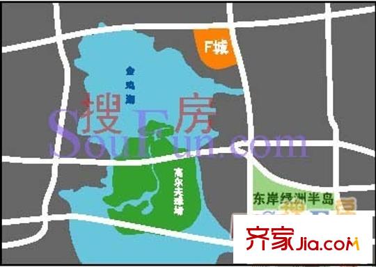 東岸綠洲半島交通圖
