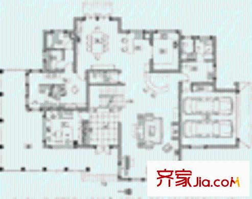 天鄰風(fēng)景戶型圖4室2廳2衛(wèi)1廚
