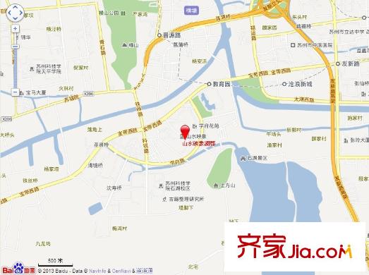 山水映象瀾郡交通圖
