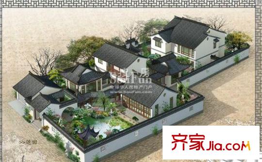 姑蘇人家戶型圖3號戶型 7室3廳7衛(wèi)1廚