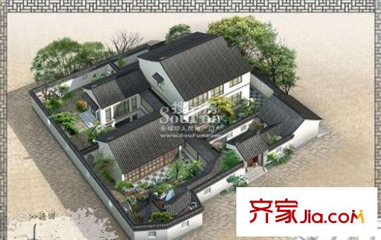 姑蘇人家戶型圖5號戶型 7室3廳7衛(wèi)1廚