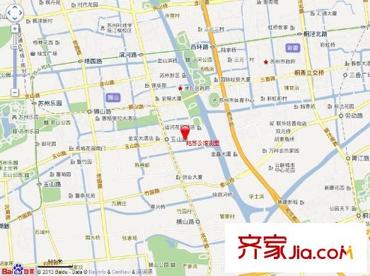 姑蘇公館別墅交通圖