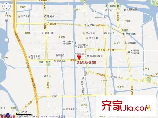 嘉業(yè)陽光水榭別墅交通圖