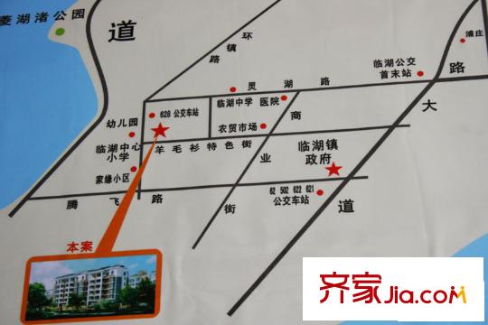 禾盛花苑交通圖