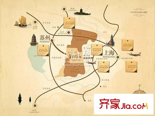 奧園印象高迪交通圖