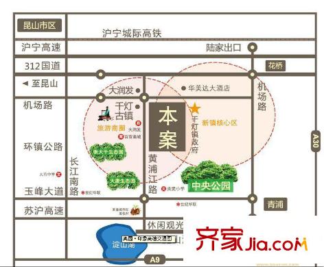 奧園印象高迪交通圖