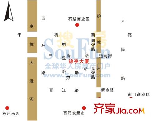 錦亭大廈交通圖