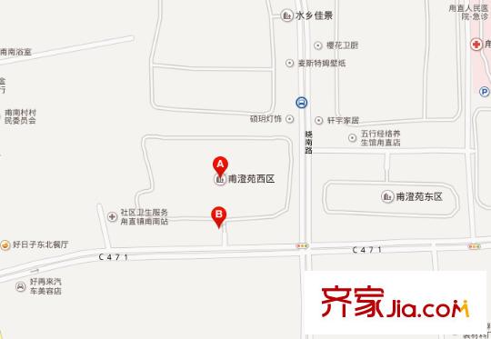 甫澄苑西區(qū)交通圖