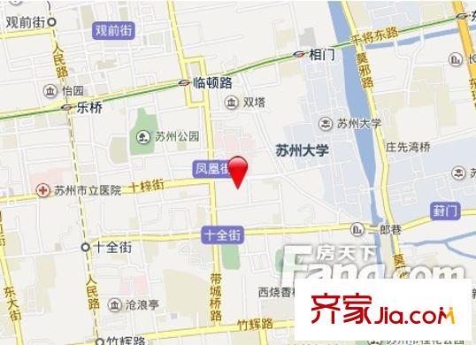 嚴(yán)衙弄交通圖