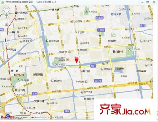 南門城根交通圖