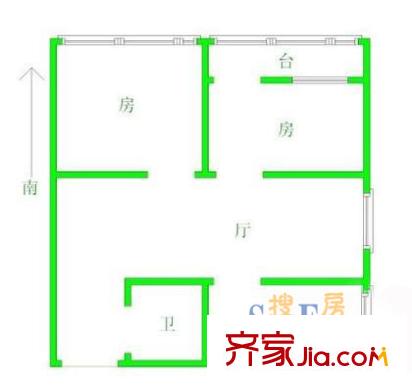  南門城根 戶型圖
