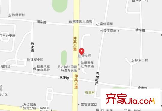 鱸鄉(xiāng)苑交通圖  
