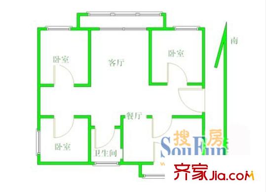 盤蠡南苑 戶型圖