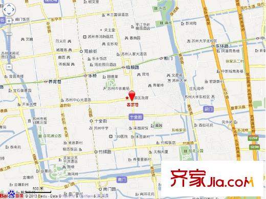 善家巷小區(qū)交通圖