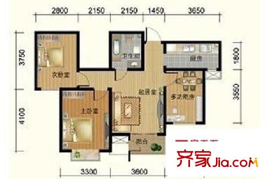 新城家園  戶型圖