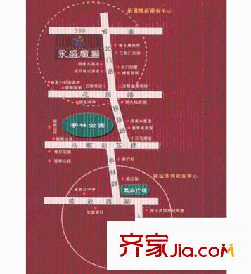 新城家園交通圖