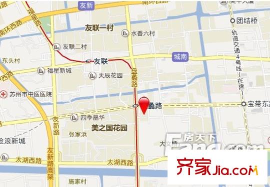 盤蠡南苑交通圖