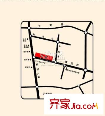 鄰蠡中心交通圖