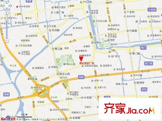 桐涇商務(wù)廣場交通圖