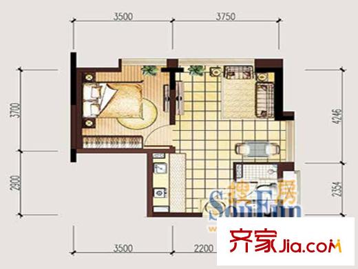  晶匯新屹 戶型圖