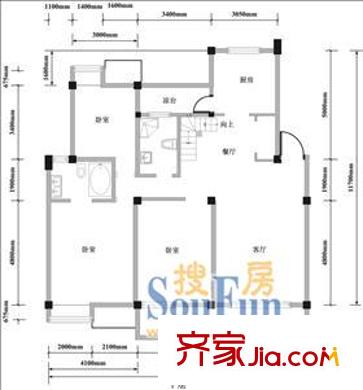  棗市新村 戶型圖