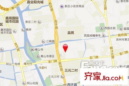 新元路小區(qū)交通圖QQ截圖20140302224112