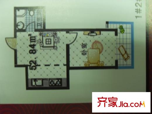 桐涇商務(wù)廣場戶型圖戶型圖 1室1廳1衛(wèi)1廚