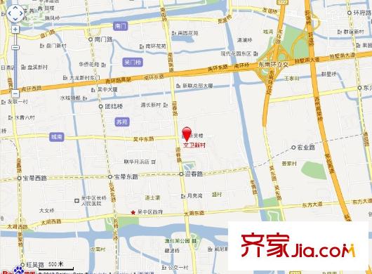 文衛(wèi)新村交通圖