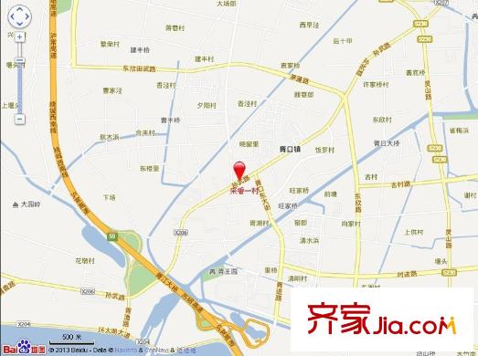 采香一村交通圖