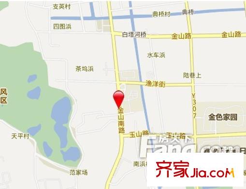金山浜花園三期交通圖