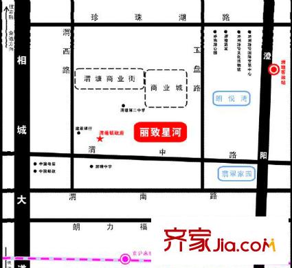 麗致星河交通圖