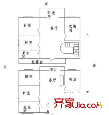 文衛(wèi)新村戶型圖戶型圖 6室3廳2衛(wèi)1廚