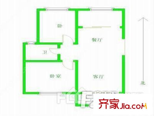 金山浜花園三期戶型圖戶型圖 3室1廳1衛(wèi)1廚