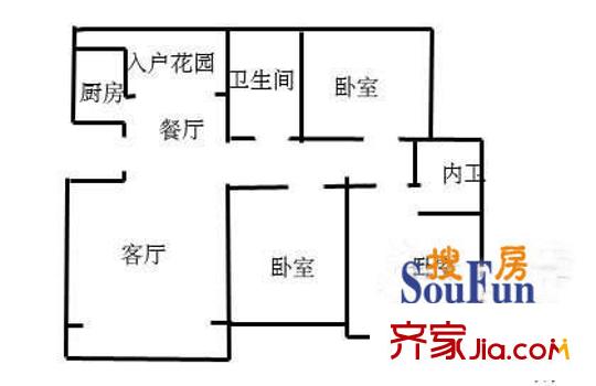 白塔西路小區(qū) 戶型圖