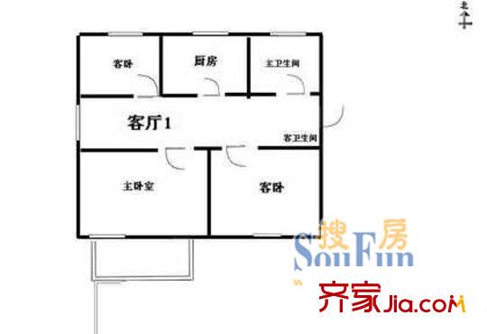  航西新村 戶型圖