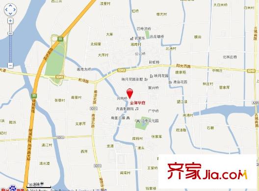金御華庭交通圖