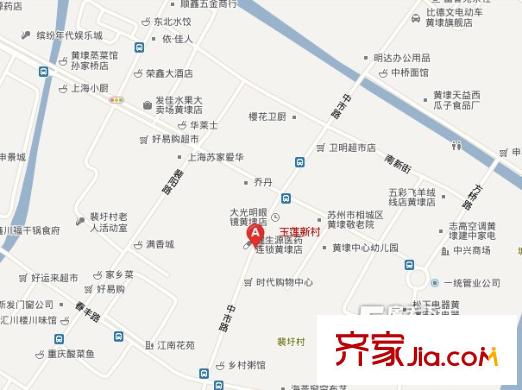 玉蓮新村交通圖